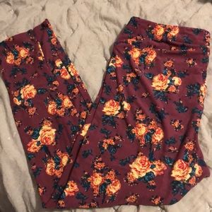 Floral Lularoe Leggings